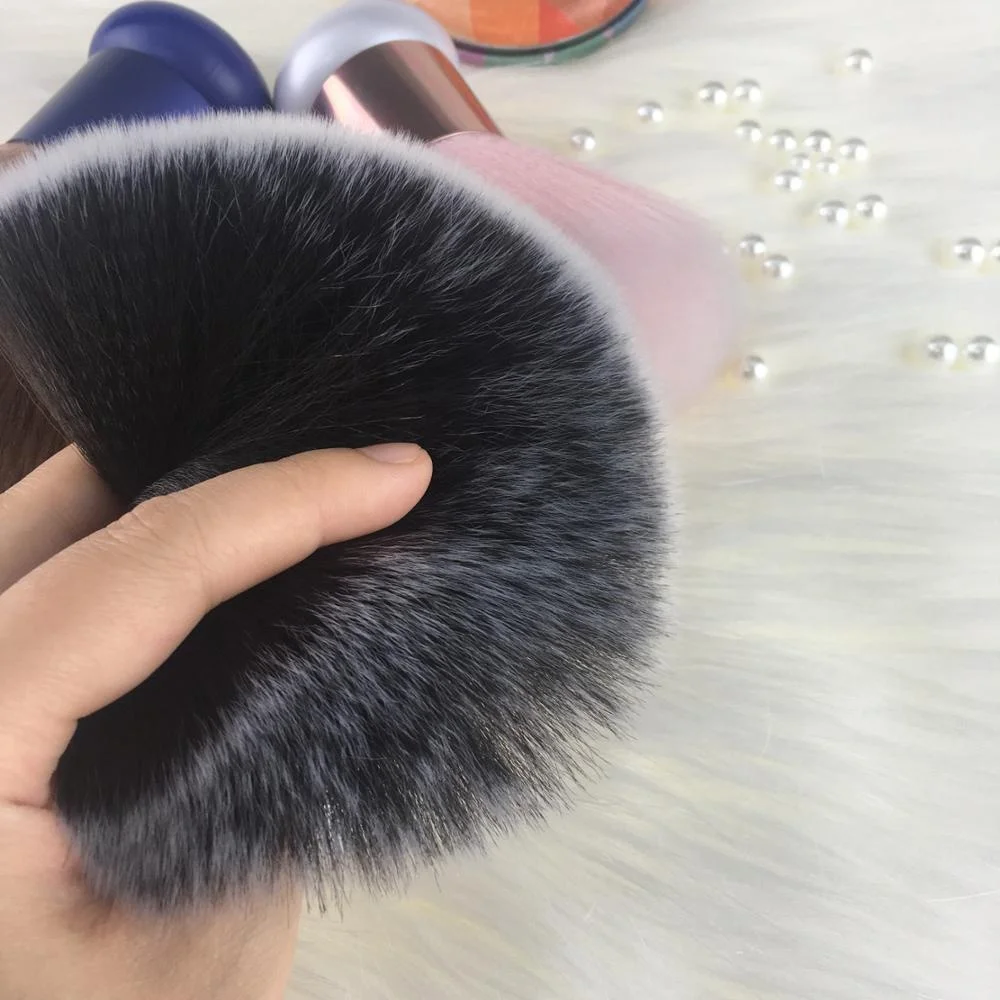 Custom your logo design factory wholesale vegan synthetic soft large kabuki body brush