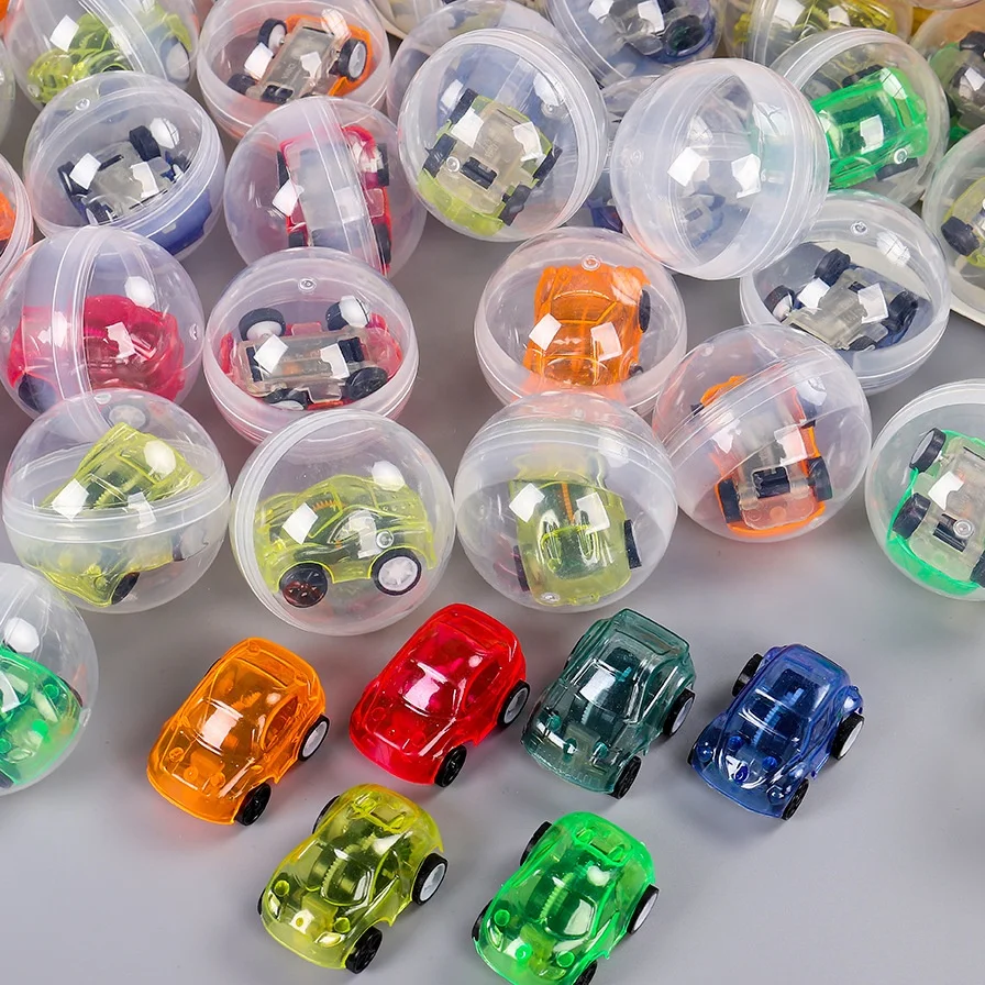 50MM capsule toy vending machine Children Gifts Plastic Egg Toys Mix Different Cols Capsule Toys with Car