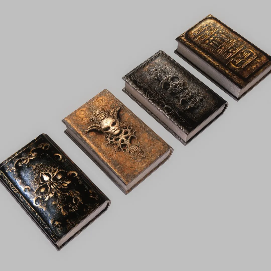 Customized Resin Ancient Magic Books
