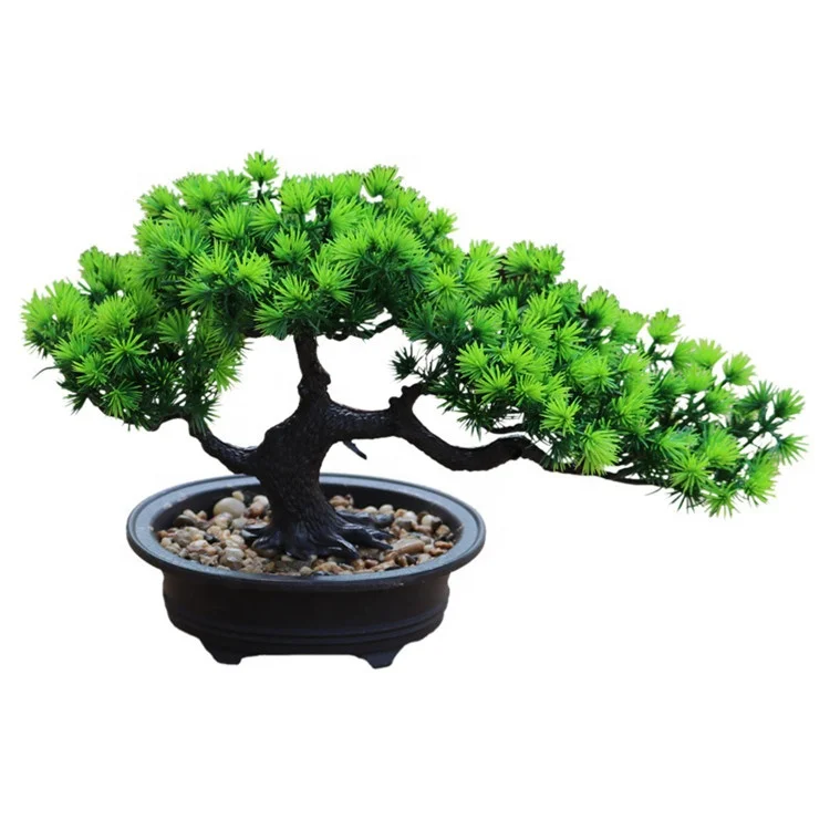 V-3283 Hot Seller Artificial Bonsai Tree Plants With Vase For Table Decoration