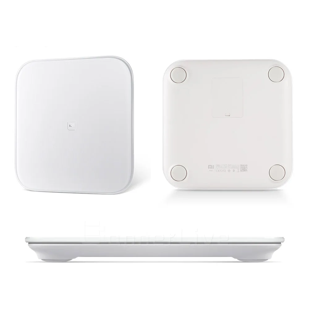  Электронные весы XIAOMI MIJIA Mi 2 умный цифровой прибор безмен для ванной светодиодный экран дистанционное управление через