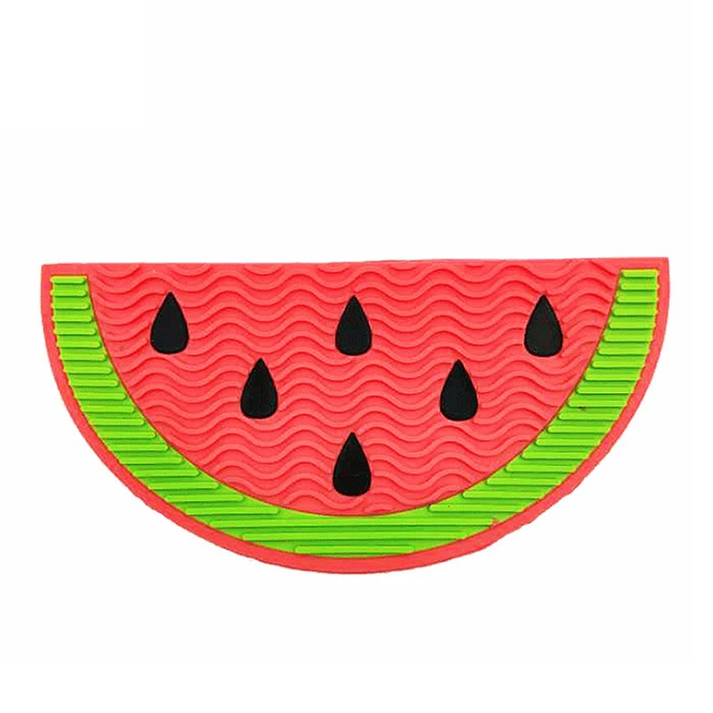 Оптовая продажа с фабрики, косметические инструменты для очистки, Кисть для макияжа в форме арбуза, силиконовая подушка для мытья с присоской
