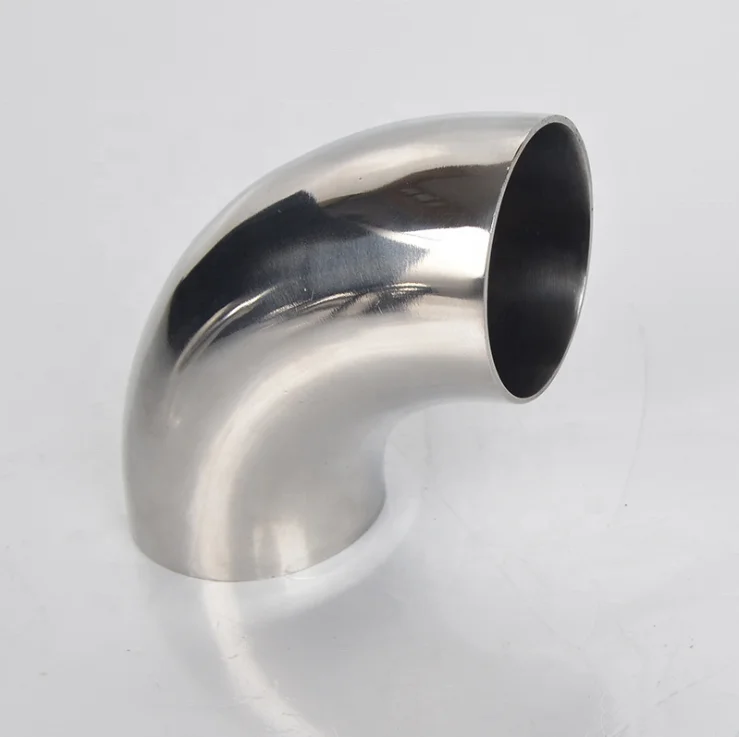 Stainless Steel Pipe bend, High Quality 90 Degree Elbow Short 3A SMS IDF BS Sanitary Pipe fitting