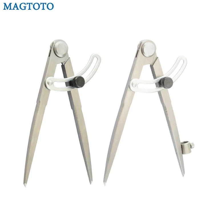Metal Scribing Wing Compass Arm Caliper Divider with Pen Holder