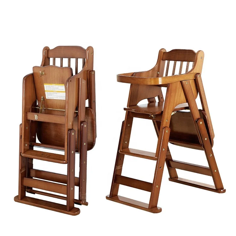 modern cheap wooden baby toddler feeding high chair
