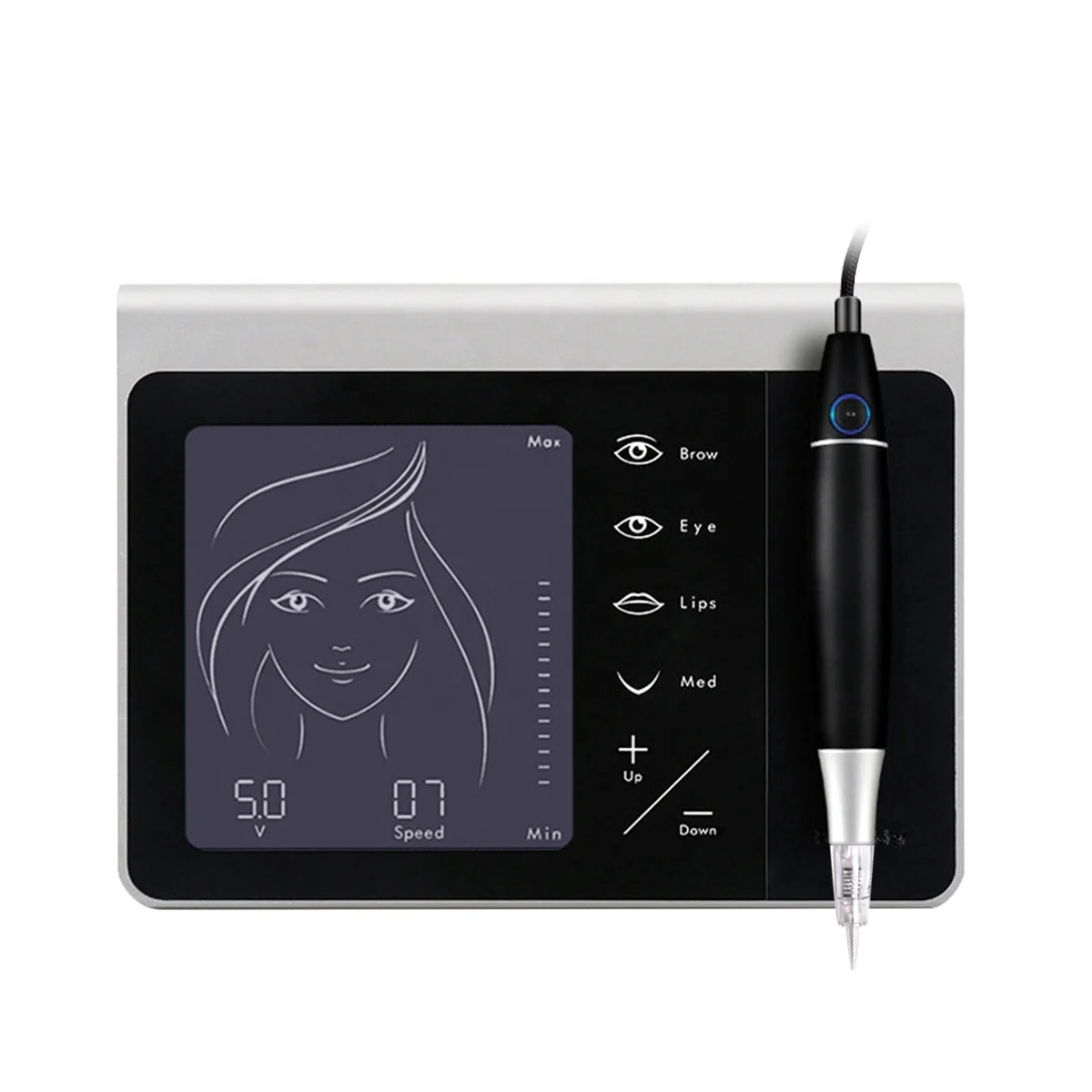 Flux Charmer Princesses Semi Permanent Makeup Wireless Digital Full Kit Microblading Eyebrow Lip Rotary Tattoo Pmu Machine Set