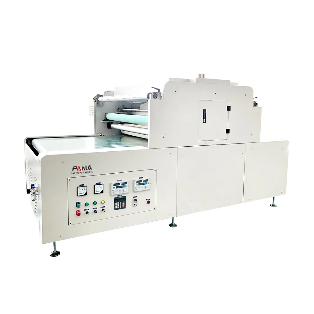 MDF with Melamine paper UV High Glossy Laminating Coating Line