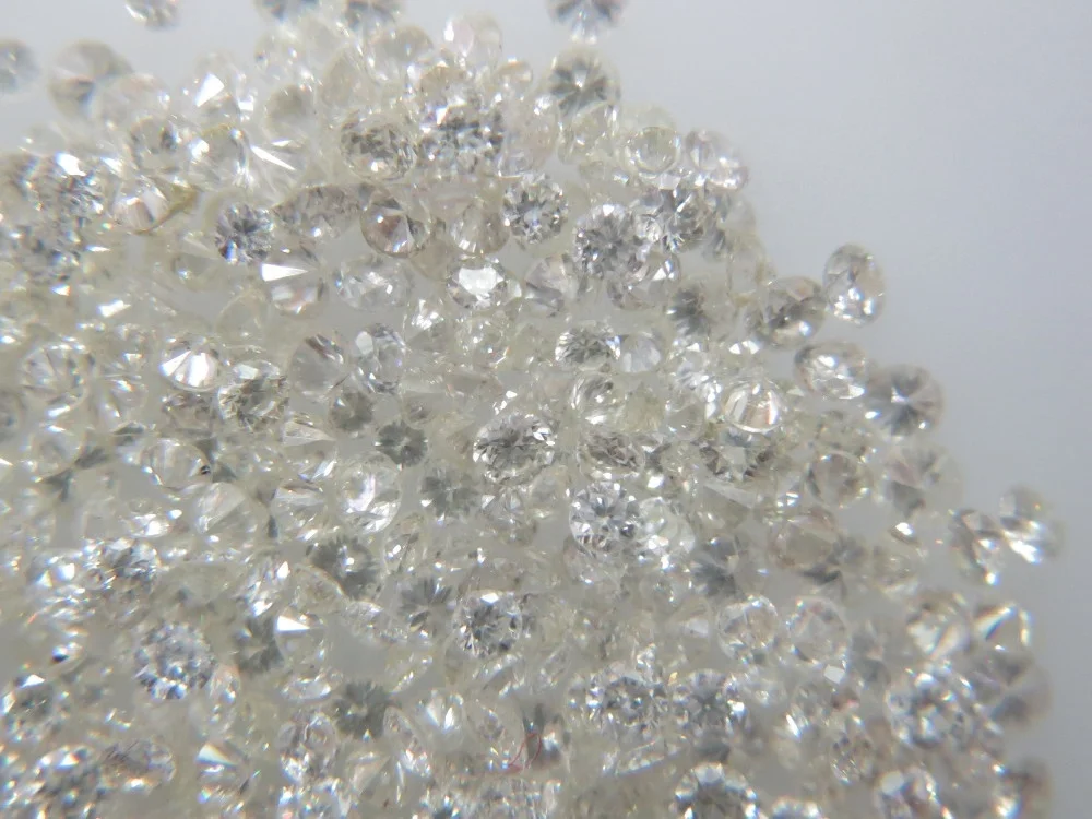 1.7mm G Color VS Clarity Natural Loose Diamond Brilliant Cut Round Excellent Fire Clean White Stones