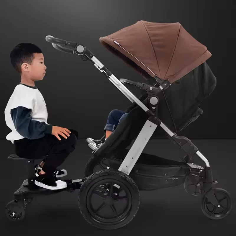 HOT Sales Pedal Twins Stroller Standing Plate Rider Buggy Board Sibling Board Second Child Artifact Trailer