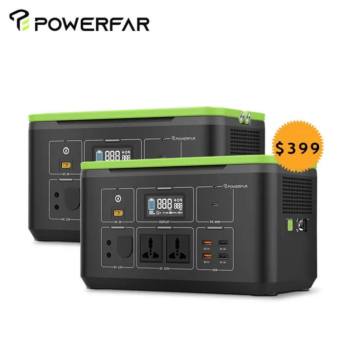 Многофункциональный 1000 Вт солнечной энергии Powerfar электрический генератор для домашней
