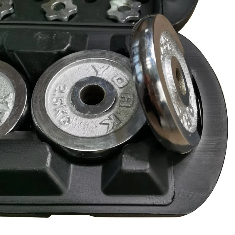 50KG Adjustable Chrome Barbell Dumbbell Set