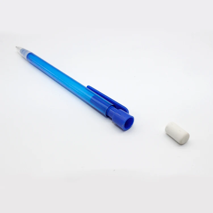 Promotional School Office Stationery 0.5/0.7mm Mechanical Pencil with eraser
