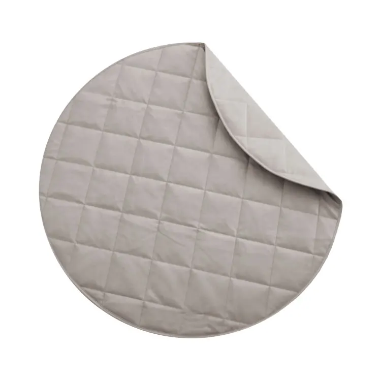 Большой напольный коврик для ползания из искусственной кожи 120*120 см новорожденных высококачественные складные коврики толстый мягкий игр в тренажерном зале