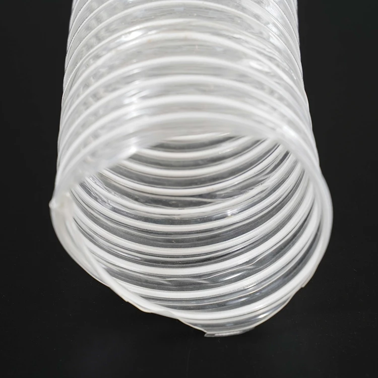 Прочный нетоксичный пластиковый аспирационный гибкий масштабируемый всасывающий шланг из ПВХ