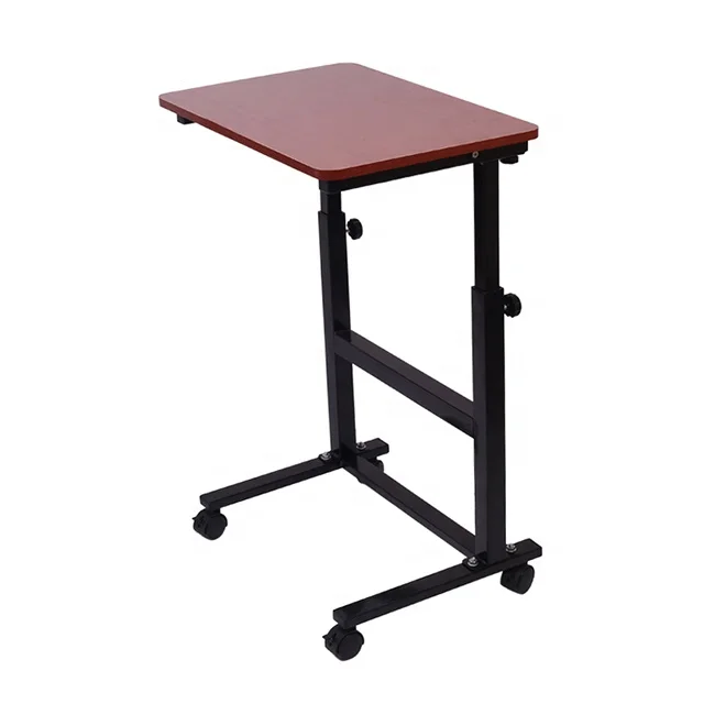 Portable Adjustable Foldable Over Bed Table for Hospital