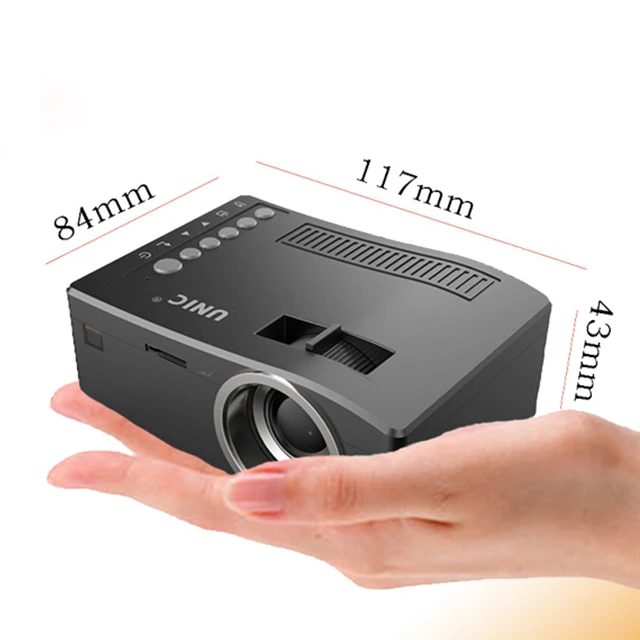 2020 Newest UNIC UC18 pico projector with battery led mini pocket projector rechargeable projector