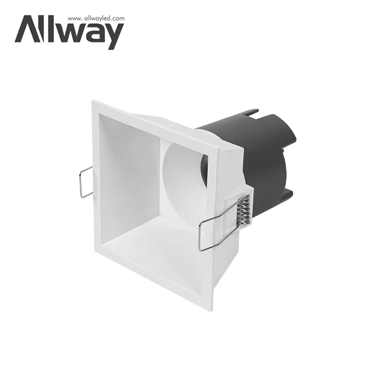 ALLWAY Hot Sales Smart Dimmable Die Casting Aluminum Pc Spot Lamp 5watt Led Recessed Down Light