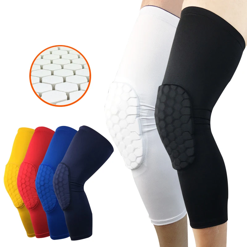 elastic leg sleeve support braces sports protecting motorcycle basketball pole dance knee pads brace