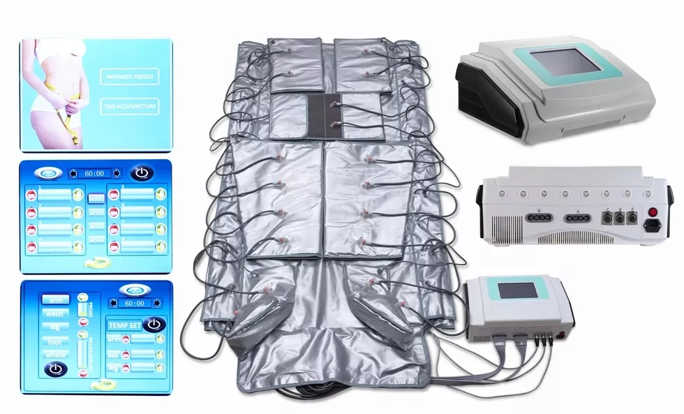 lymphatic drainage machine elektro pressotherapie far-infrared sauna slimming massage legs full pressure suit