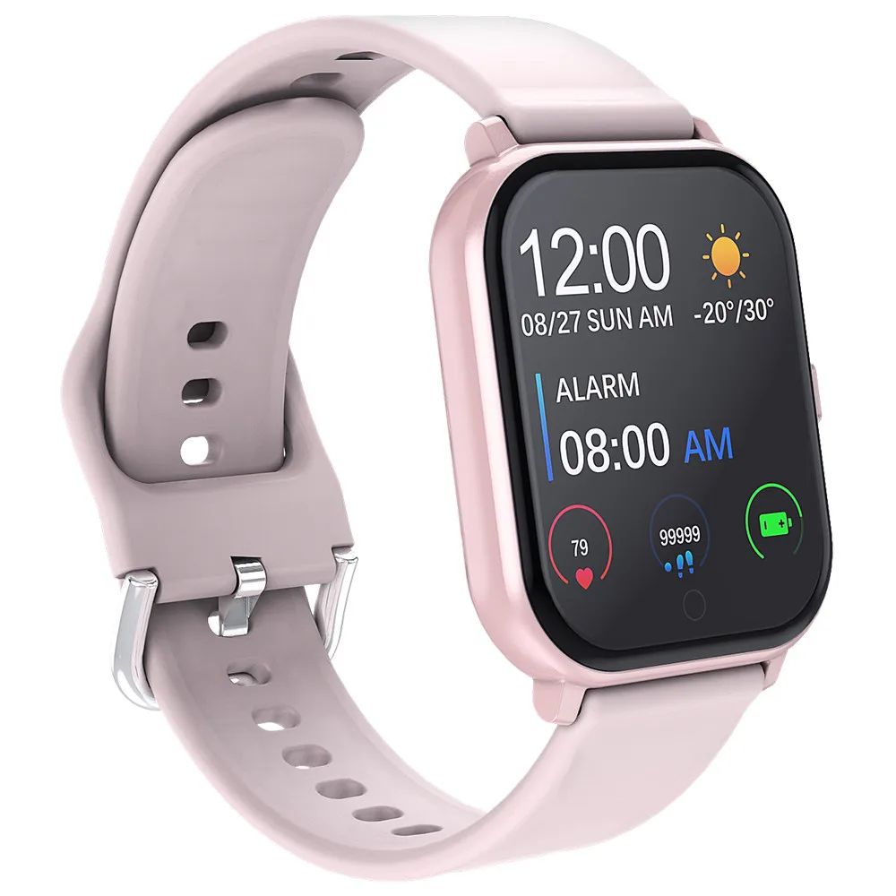 New Smart Watch P8 T55  Men Full Touch Fitness Tracker Blood Pressure Smart Clock Women GTS Smartwatch for Xiaomi huawei iphone
