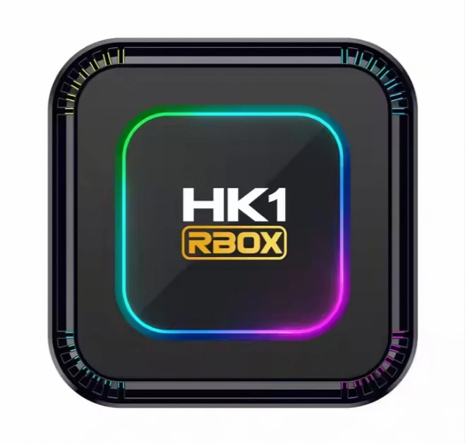 HK1 RBOX K8 Smart Android 13 TV Box 8K RGB Light 4 ГБ 128 RK3528 WiFi6 Dual Wifi