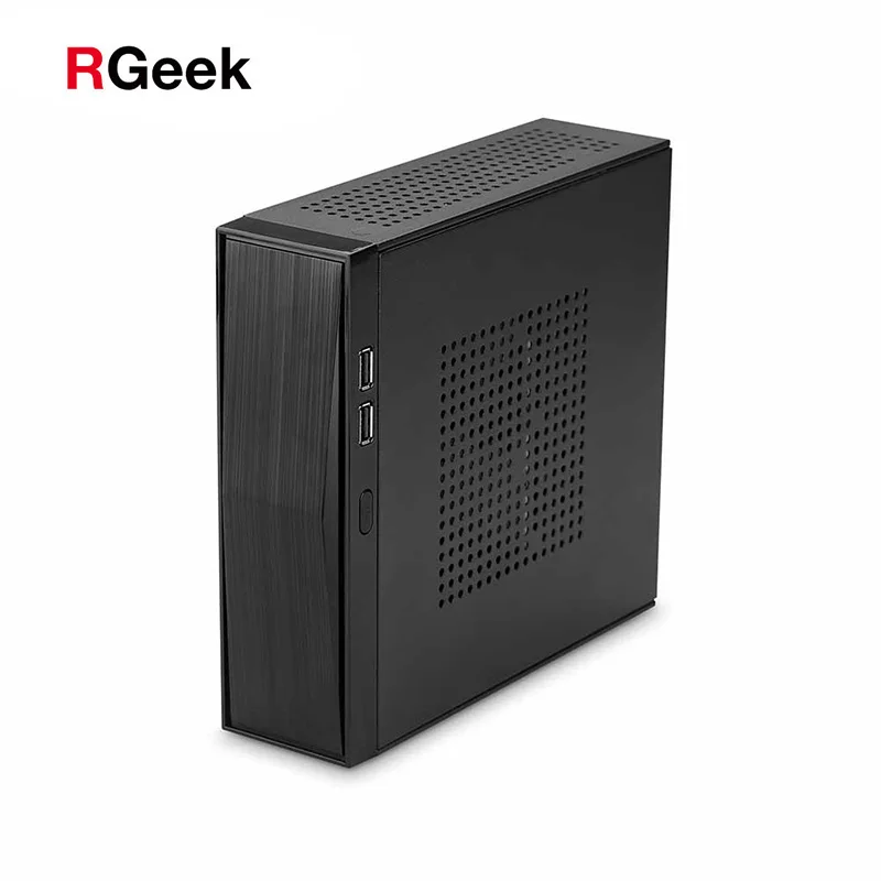 RGeek C01 OEM ODM SECC Cheap Custom Fanless Computer Comput HTPC Mini ITX PC Chassis Tower Case