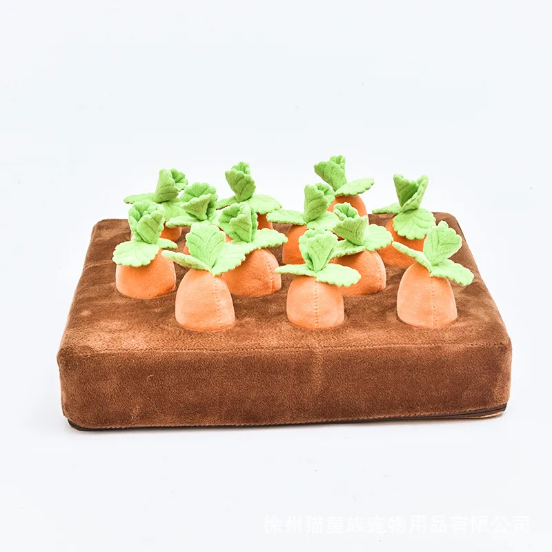 Dog toy Pull radish pet plush toy Cat teeth interactive relief tear-resistant pet toy