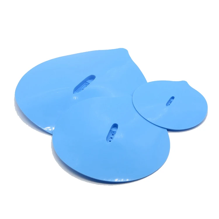 3 piece kitchen cooking silicone food cover round shape steam ship silicone pot lids set for bowl pan