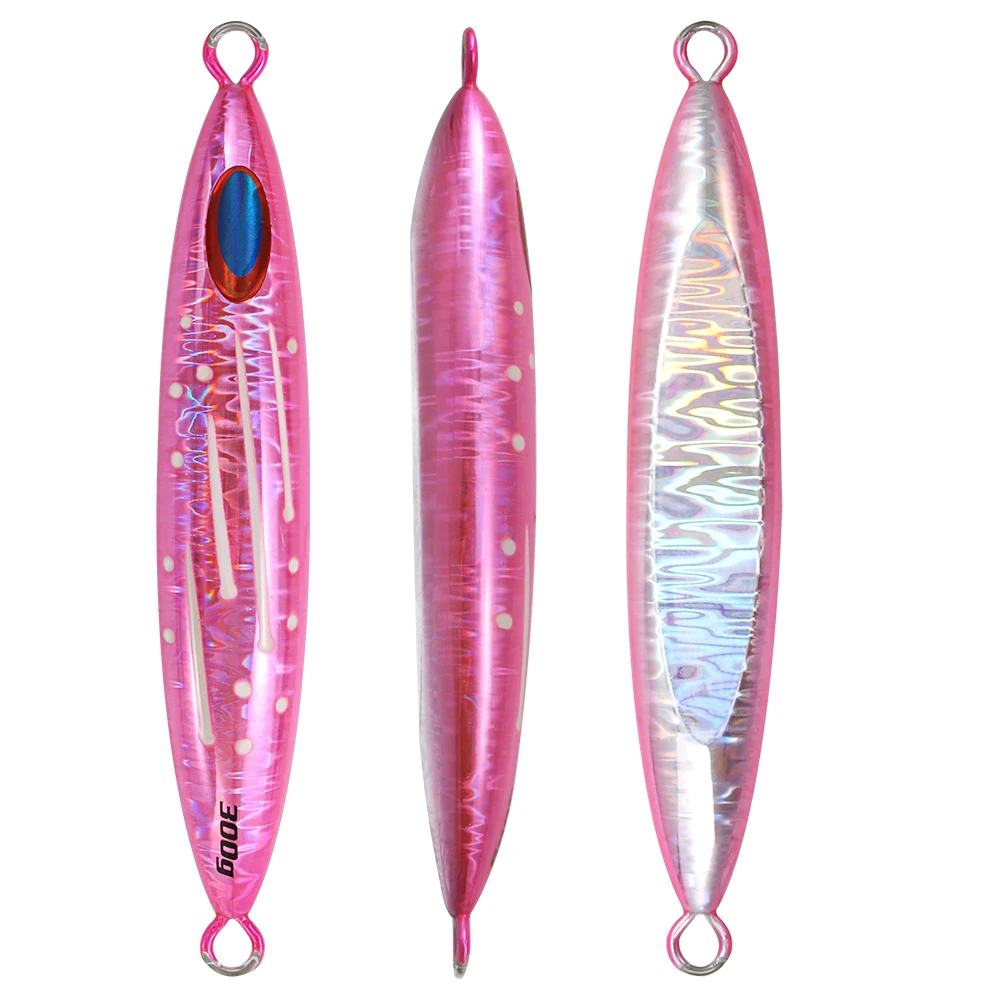 Jigging pro Jigging Lures Luminous Deep Sea 300g 400g Heavy Sea Fishing Lure For Tuna Pesca Lead Lure Fishing