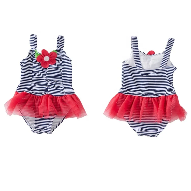 Toddler kid baby girls one-piece bikini swimwear bathing suit swimsuit beachwear