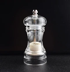 amazon high quality kitchen accessories tools gadgets kitchenware transparent  acrylic salt and pepper mill mills