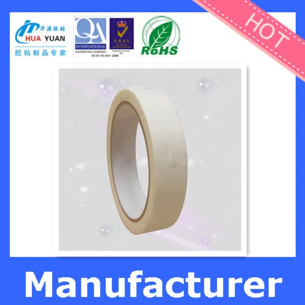 Factory Cheap Price Strong Crepe Paper Masking Tape Waterproof Rubber Glue Crepe Masking Tape Automotive Painting Hot Melt