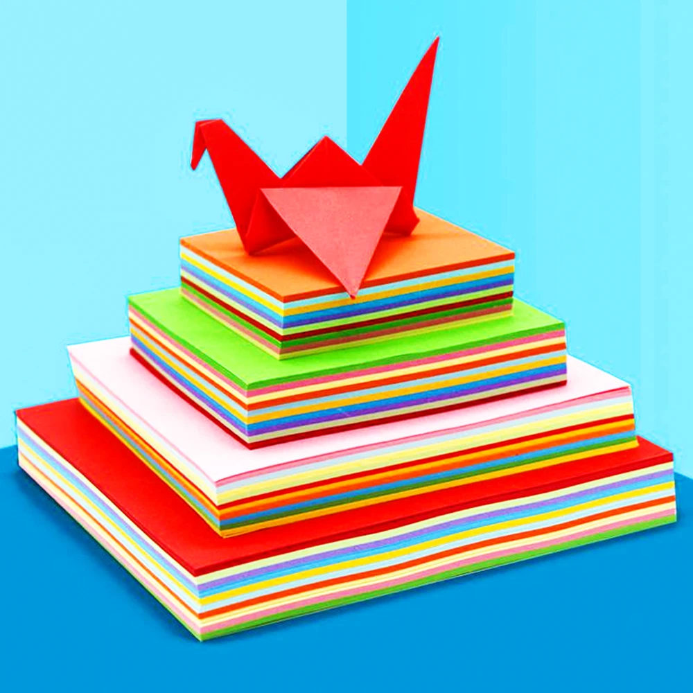 A4 80g Color Copy Paper children Cuttings painting handmade origami production materials DIY greeting card