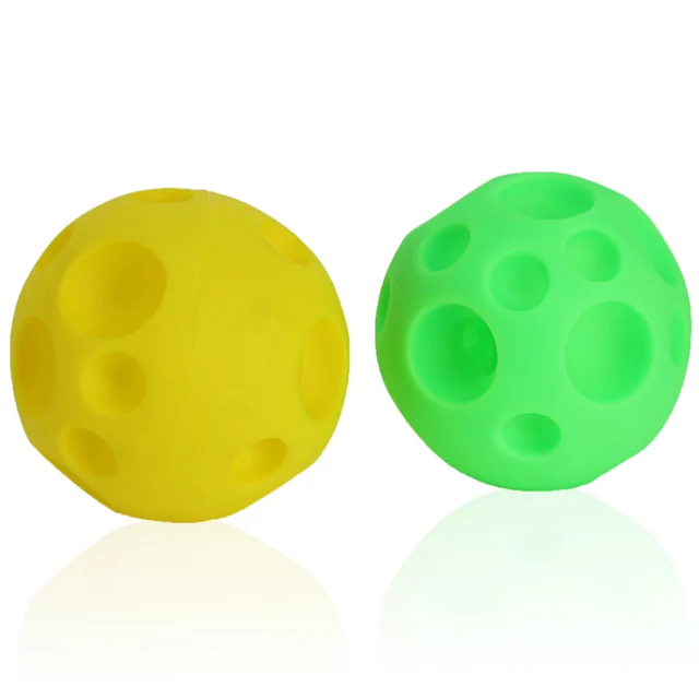 Low MOQ Safety soft snack larger dog chew ball vinyl dog food toy