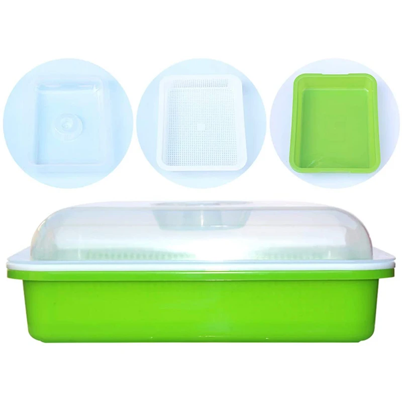 plastic polystyrene heat preservation seedling tray nursery sprout trays/sprouting seedling trays plastic nursery planting pot