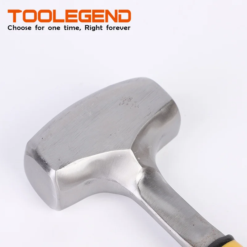 Multi Hand Tool High Carbon Steel 2000g Stoning Hammer With fiberglass Handle