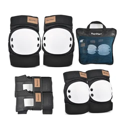 Benken Kids 6Pcs Skateboard Cycling Wrist Protector Guard Elbow Knee Pads Roller Skate Protective Gear Set