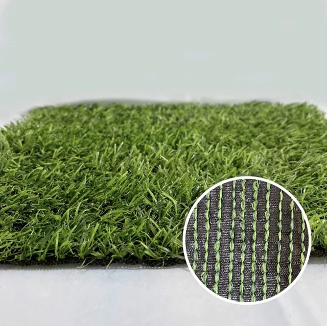12 Packs Artificial Grass Tiles Interlocking Turf Deck 12"x12" Synthetic Grass
