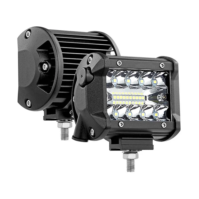 4 дюйма 60 Вт бар светодиодные противотуманные фары с водонепроницаемым из пропускающего воздух для внедорожник ATV UTV машин светодиодное Pod лодка дальнего света СИД фабрики