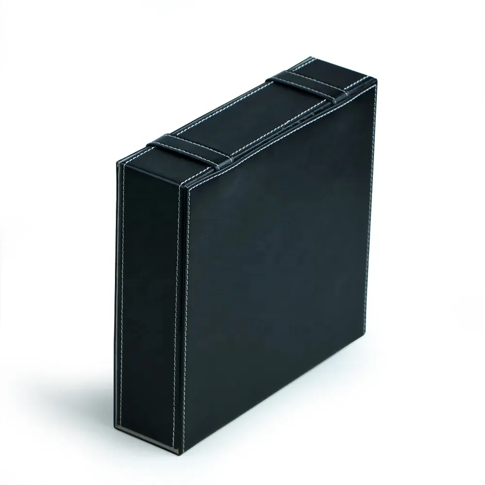 Customized Professional Poker Chip Box Luxury Durable Pu Leather Poker Chips Sets Storage Organizer