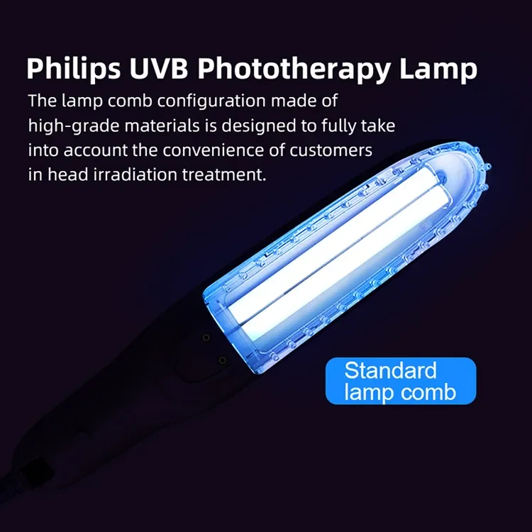 311nm uv lamp, Drop shipping uv phototherapy light therapy for vitiligo psoriasis phototherapy lamp UVB phototherapy device