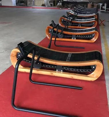 Wholesale Professional Gym Equipment Cardio Training Wooden Unpowered Curved Treadmill Running Machine