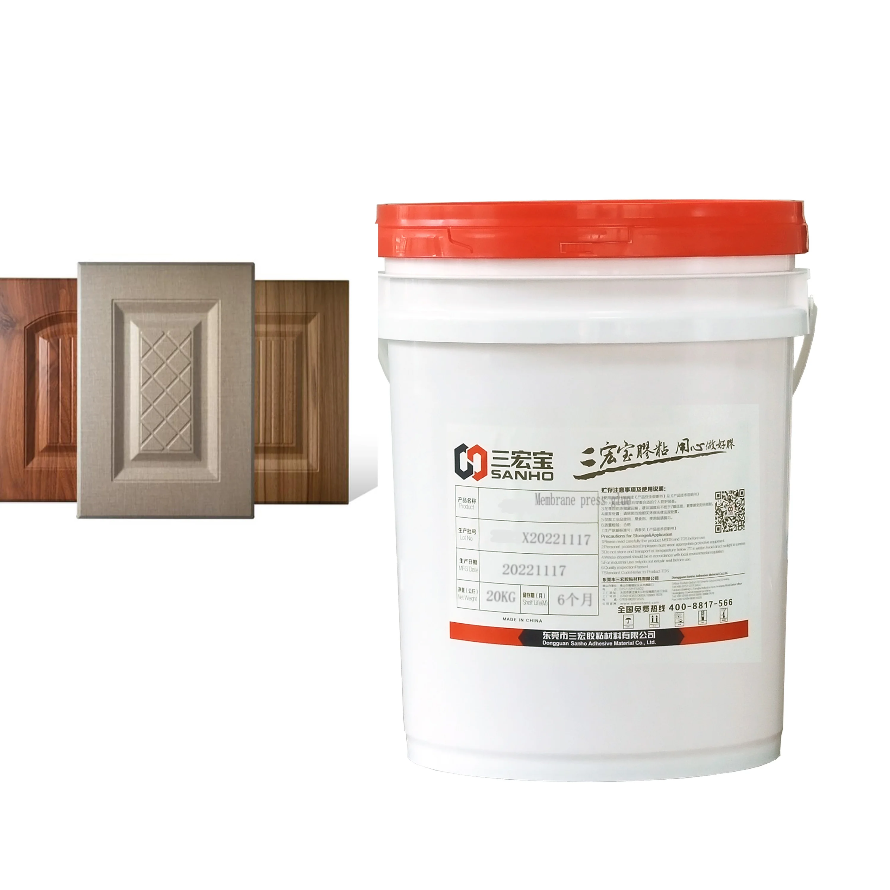 Sanhobond factory supply good heat resistance Polyurethane resin 3D membrane pressing Membrane Press Adhesive