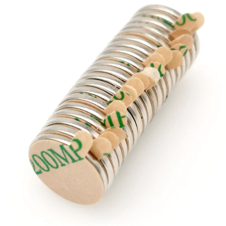 N35 N52 Neodymium Rectangle Disc Ndfeb Magnet With 3M Adhesive