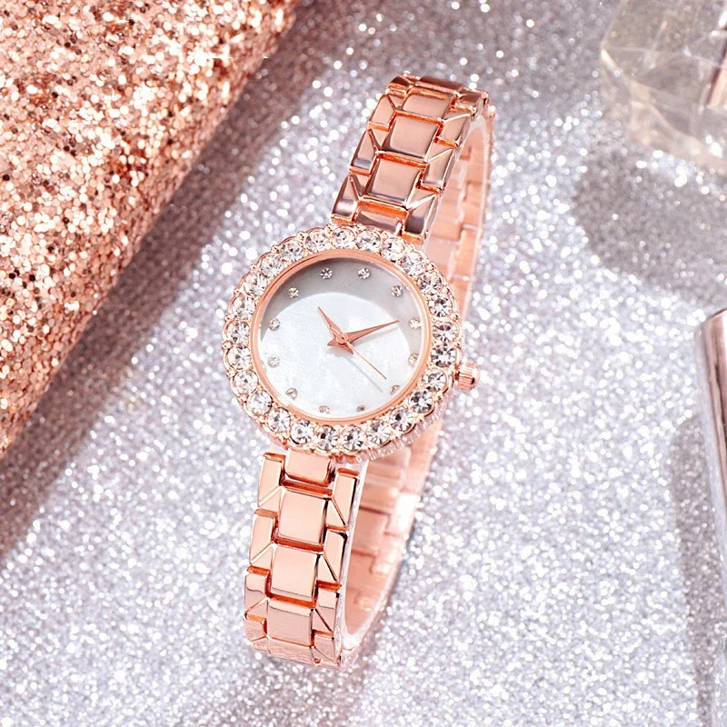 Luxury Casual Jewelry Bracelet Set Starry Sky Ladies Women Watch Casual Alloy Band Quartz Wristwatch Women Quartz Watches