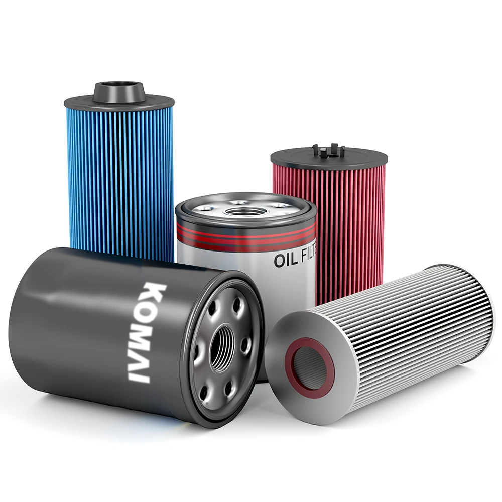 Komai 700 e13c Gear Spare Part Diesel Oil Filter Element O-13081 P550379 15607-1560 15607-1070 For Hino Deutro Truck