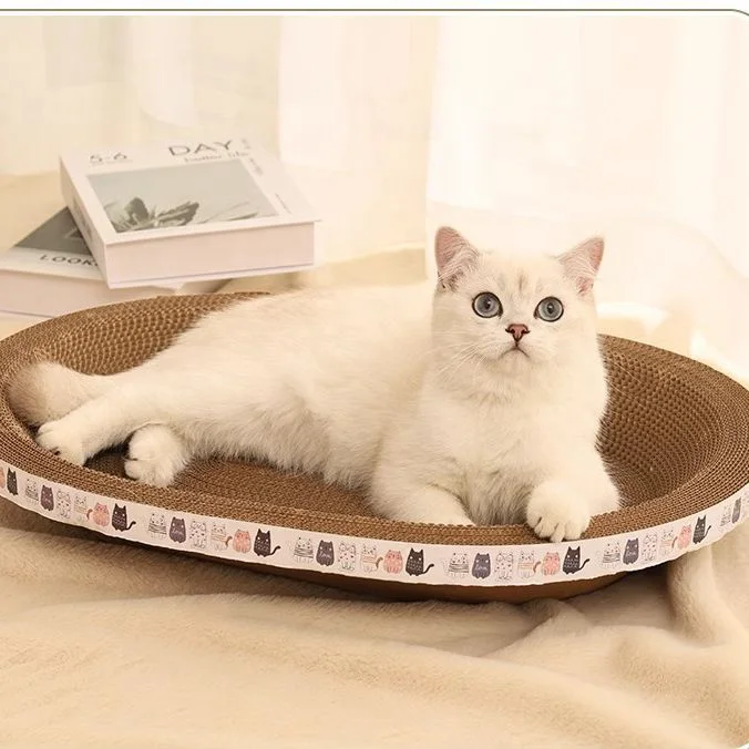Cat Scraper Wearable Toy Cat Scratcher Cardboard Scraper for Cats Katten Scratch Board Scratching Post Claw Grinder Pet Products