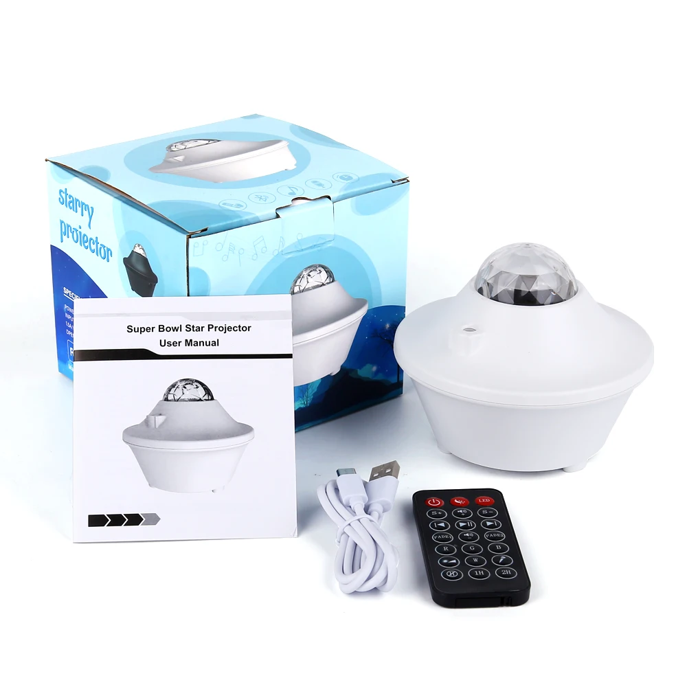 Mini Musical Star Light Smart Remote Control Water ambient music star light projector