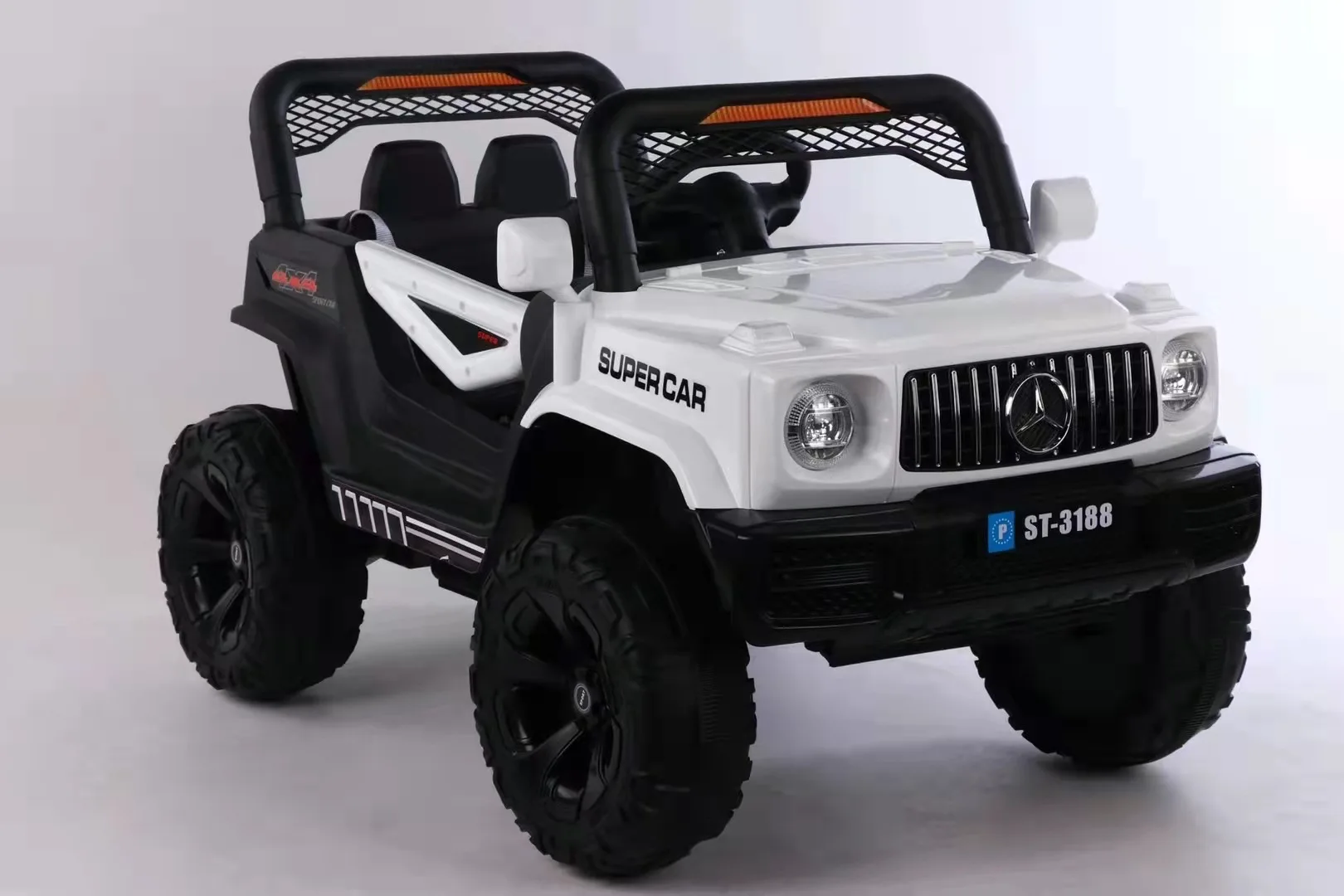 Wholesale  12V Battery Rechargeable Remote Control Paint Leather Seat Kids Electric Off Road Car