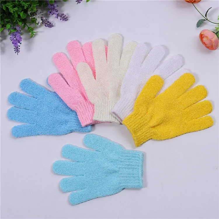 Exfoliating glove Body Scrub Glove Exfoliating Finger Mitt Exfoliating Mitt Wholesale Korean gloves